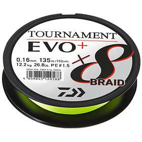 Daiwa Tournament Evo+ 8 Braid 0.18mm 135m