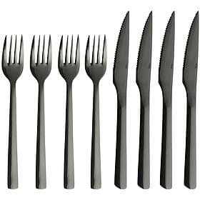 Aida RAW Black Bestickset 8 Delar