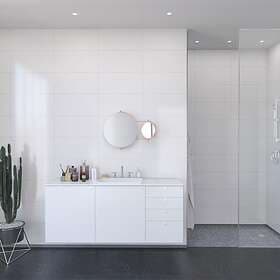 Fibo Våtrumsskiva Denver White 3091-LM6030HG 62x302cm