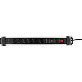 Clas Ohlson 6-Way 2xUSB Switch 2m