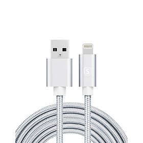 SiGN Nylon 2,1A USB A - Lightning 2m