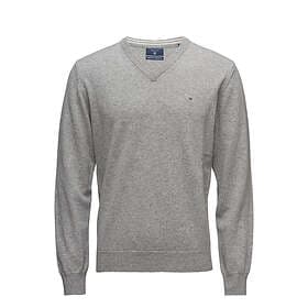 Gant Superfine Lambswool V-Neck Sweater (Herr)