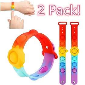 Pop It Fidget Toys Armband 2 Pack