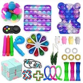 Pop It Fidget Toys Pro Set 54 Pack