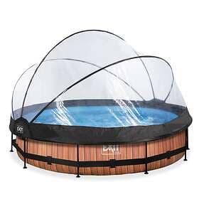 Exit Round Pool with Cover 360x76cm
