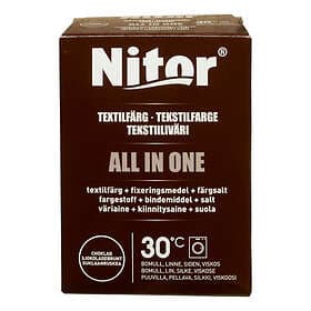 Nitor All In One Textilfärg Brun 230g