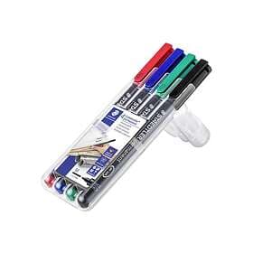 Staedtler Universal Lumocolor 317 Permanent M Tuschpennor 4-pack