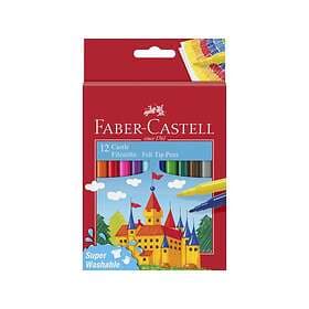 Faber-Castell Castle Super Washable Tuschpennor 12-pack