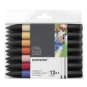 Winsor & Newton Promarker Manga Set 1 Märkpennor 13-pack