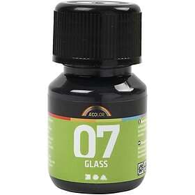 A-Color Glasfärg Svart 30ml