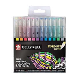 Sakura Gelly Roll Stardust Glitter Gelpennor 12-pack