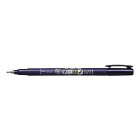 Tombow Fudenosuke Hard Penselpenna (Svart)