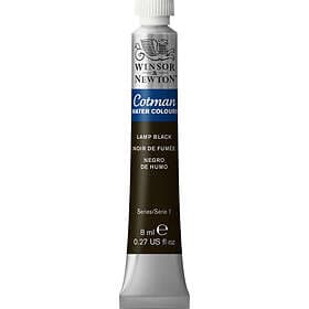 Winsor & Newton Cotman Akvarellfärg Lamp Black 337 8ml