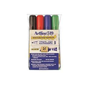 Artline 519 Whiteboardpennor 4-pack