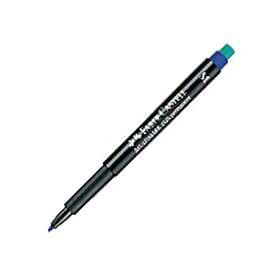 Faber-Castell Multimark 1525 Permanent Märkpennor (Blå) 10-pack