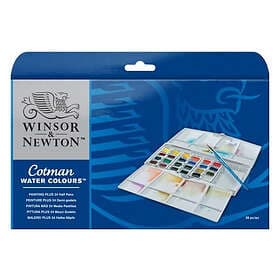 Winsor & Newton Cotman Akvarellfärg Painting Plus 24st