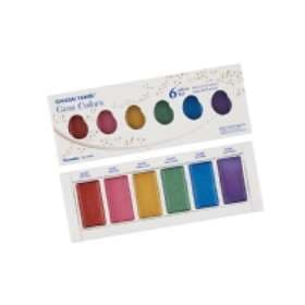 Kuretake Gansai Tambi Akvarellfärg Set 6st