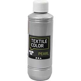 Creativ Company Textile Color Pearl Textilfärg Silver 250ml