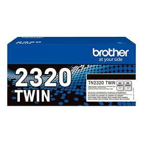 Brother TN-2320TWIN (Svart) 2-pack