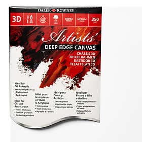 Daler-Rowney Artists Deep Edge Canvas 40x50cm