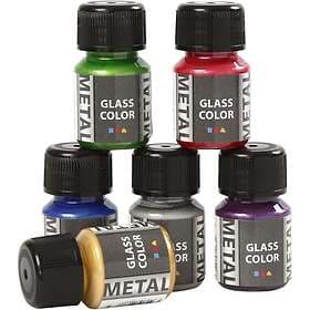 Creativ Company Glass Color Metall Glasfärg set 6x35ml