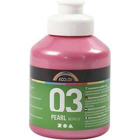 A-Color Pearl Metallic Akrylfärg Ljusrosa 500ml