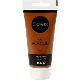 Pigment Art Acrylic Akrylfärg Raw Sienna 75ml