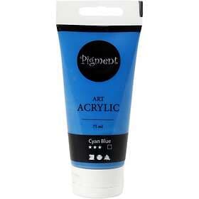 Pigment Art Acrylic Akrylfärg Cyan Blue 75ml