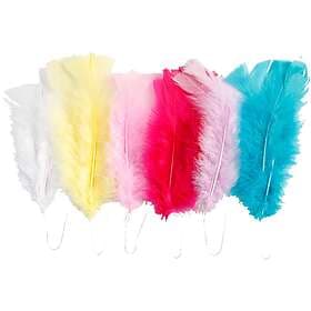Creative Feathers Påskfjädrar Med Ståltråd 11-17cm 18-pack