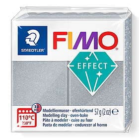 Staedtler Fimo Effect 81 Metallic Colour Silver Modellera 57g