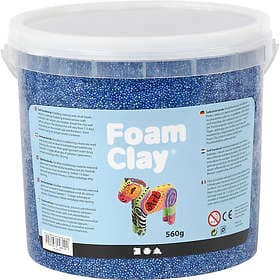 Foam Clay Blå Pärllera 560g