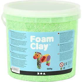 Foam Clay Neongrön Pärllera 560g