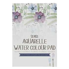 Sense Aquarelle Water Colour Pad Akvarellblock A5 200g 20 Blad