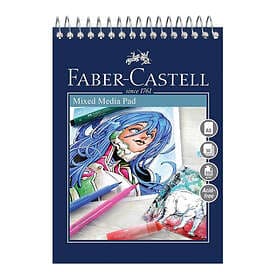 Faber-Castell Mixed Media Pad Spiral Ritblock A5 250g 30 Blad