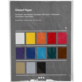 Colortime Glanspapper 24x32cm 80g 50 Blad