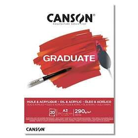 Canson Graduate Oljeblock & Akrylblock A3 290g 20 Blad