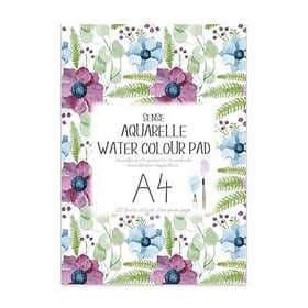 Sense Aquarelle Water Colour Pad Akvarellblock A4 160g 20 Blad