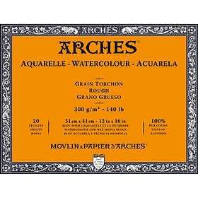 Arches Akvarellblock GT 31x41cm 300g 20 Blad