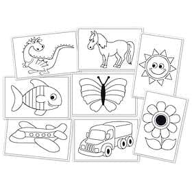Playbox Sykort 17x11cm 48st