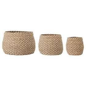 Bloomingville Natur Förvaringskorg 3-pack
