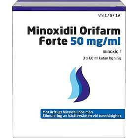 Minoxidil Orifarm Forte 50 mg/ml 3x60 ml