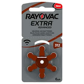 Rayovac Extra Advanced 312 6-pack