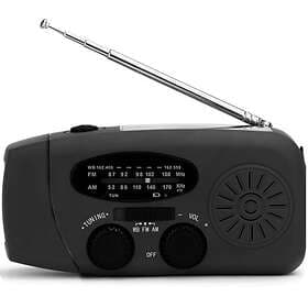 Vevradio Crank Radio 2000mAh With Solar Cells & Flashlight