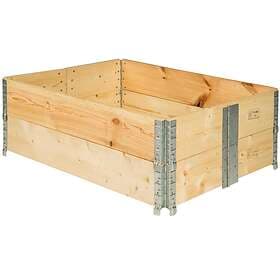 TecTake Pallkrage 2 120x80cm (Natur)