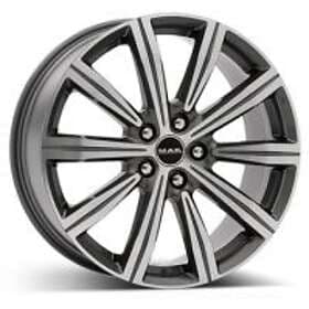 MAK Wheels Birmingham Anthracite Polished 9.5x22 5/112 ET31 CB66.5