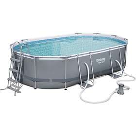Bestway Power Steel Oval Frame Pool Set 488x305x107cm