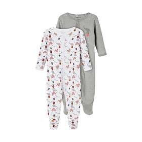 name it Press Stud Nightsuit Pyjamas 2-pack