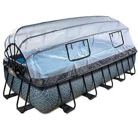 Exit Rectangular Pool with Filter Pump and Cover 540x250x100cm