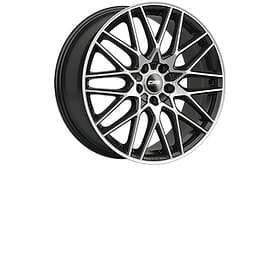 CMS Wheels C25 Black Polished 7x17 5/100 ET51 CB57.1