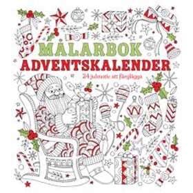 Adventskalender Målarbok